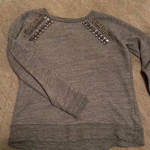 J crew jeweled sweatshirt